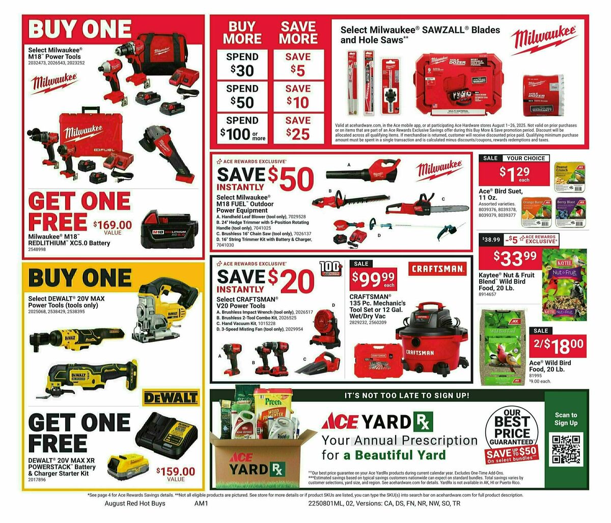 Ace Hardware Weekly Ad from August 1