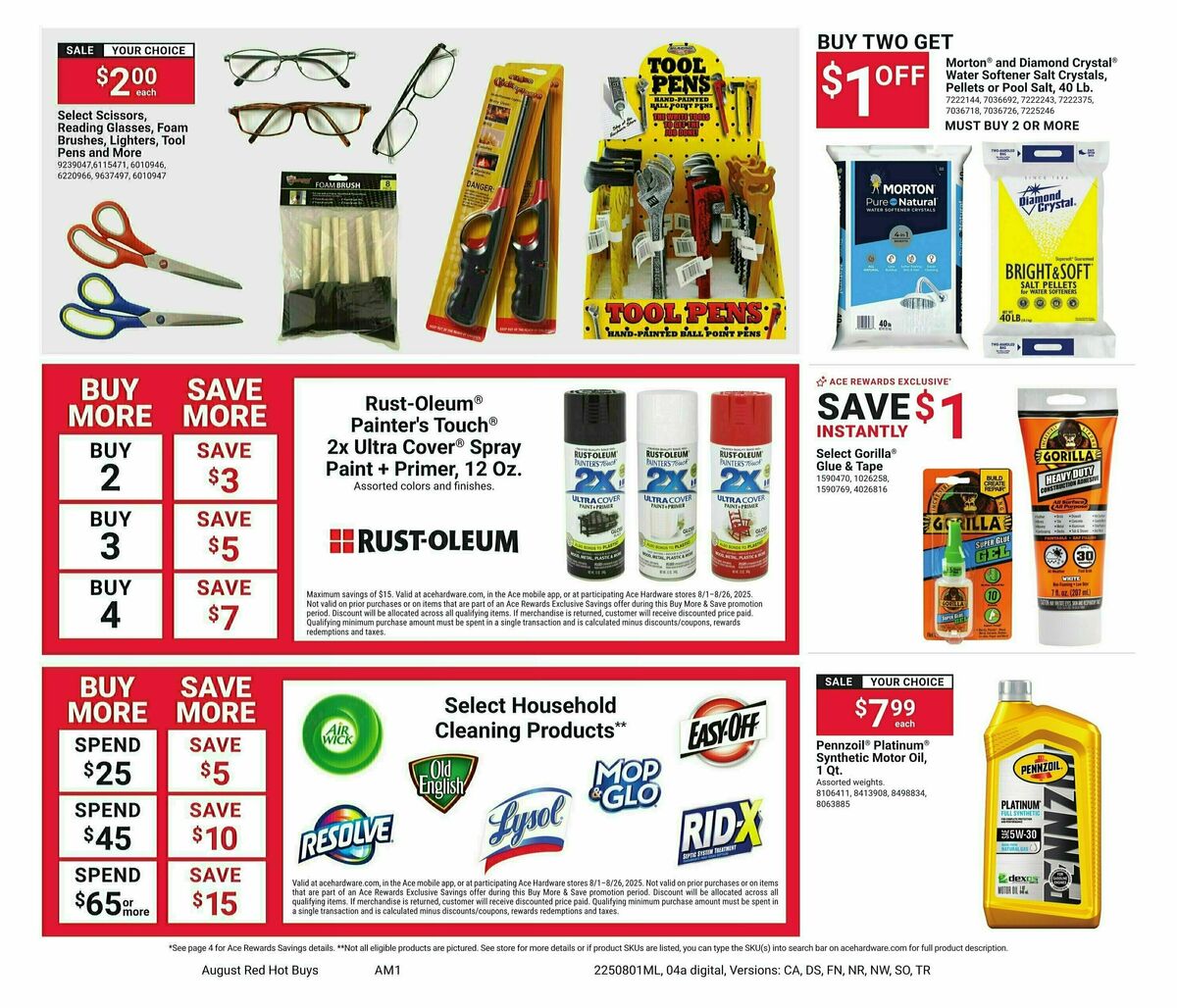 Ace Hardware Weekly Ad from August 1