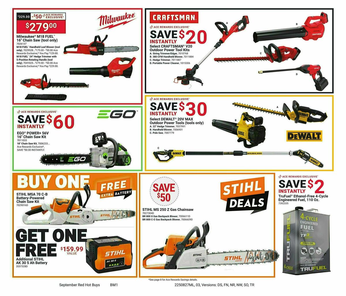 Ace Hardware Weekly Ad from August 27