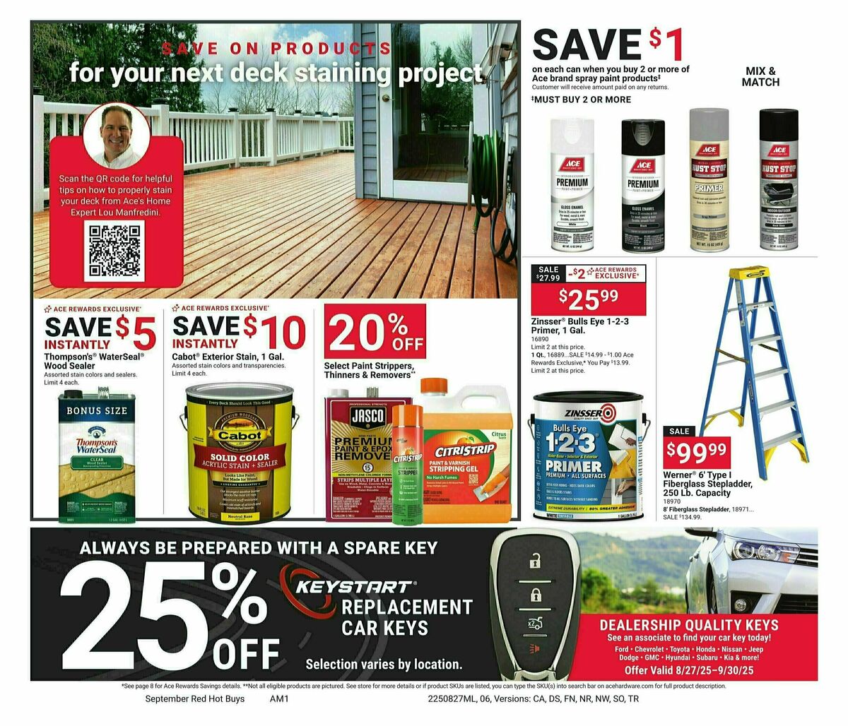 Ace Hardware Weekly Ad from August 27