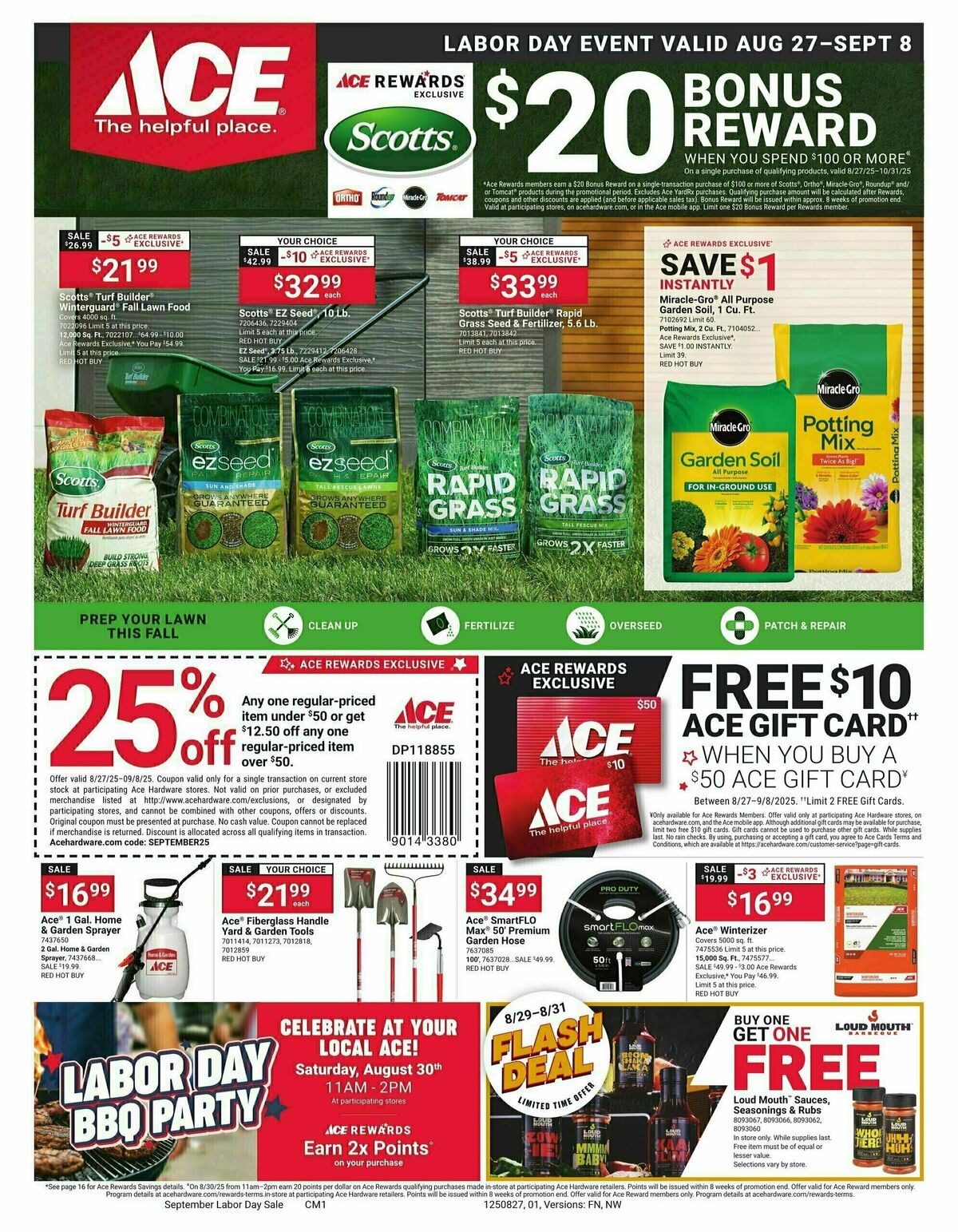 Ace Hardware Weekly Ad from August 27