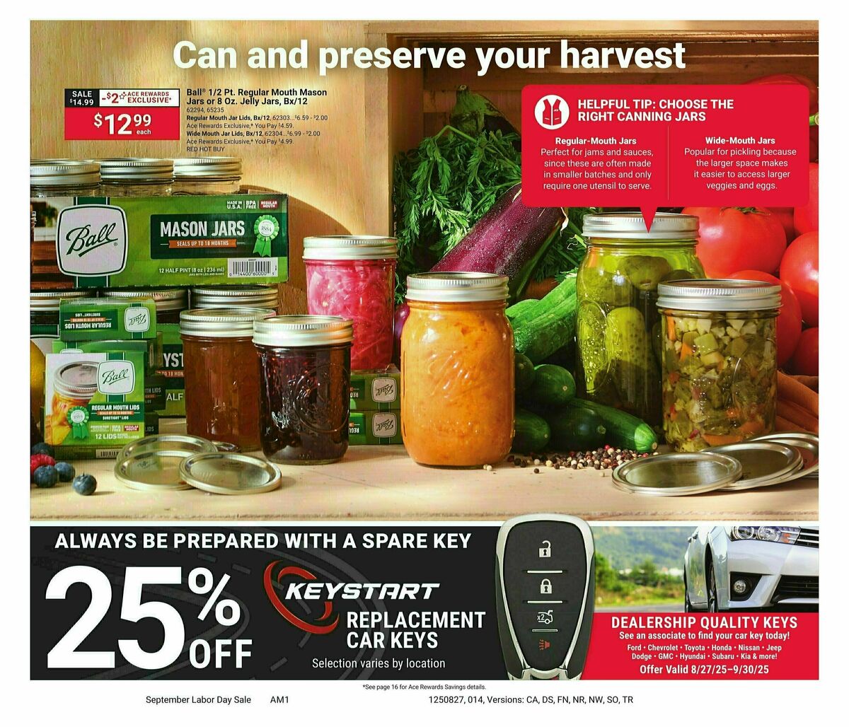 Ace Hardware Weekly Ad from August 27