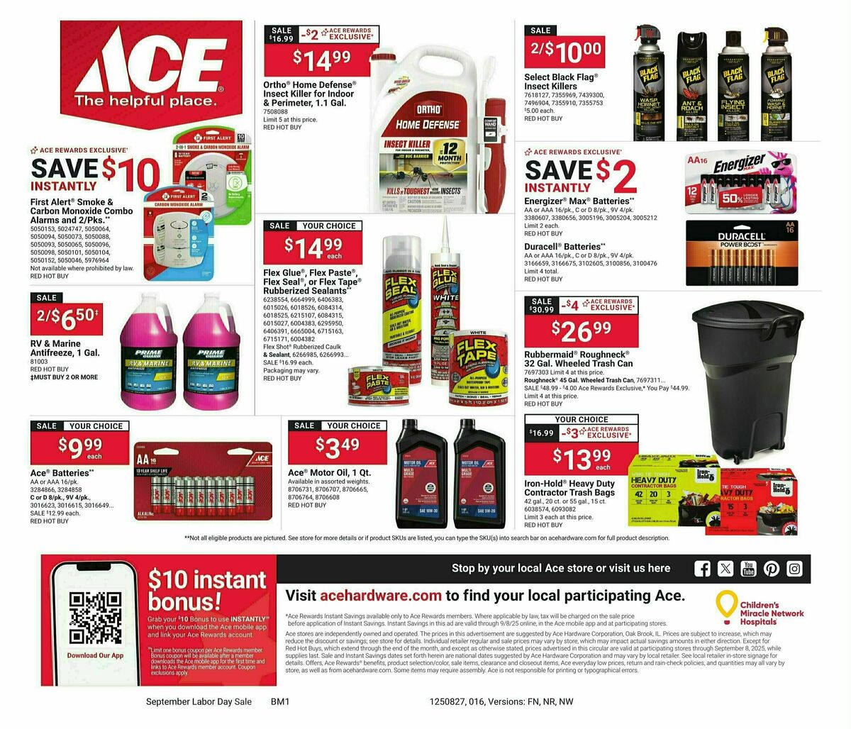 Ace Hardware Weekly Ad from August 27
