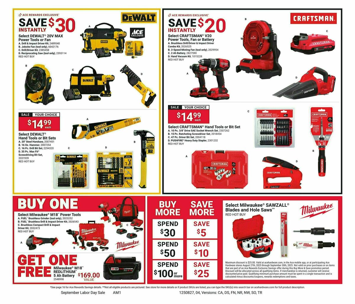 Ace Hardware Weekly Ad from August 27