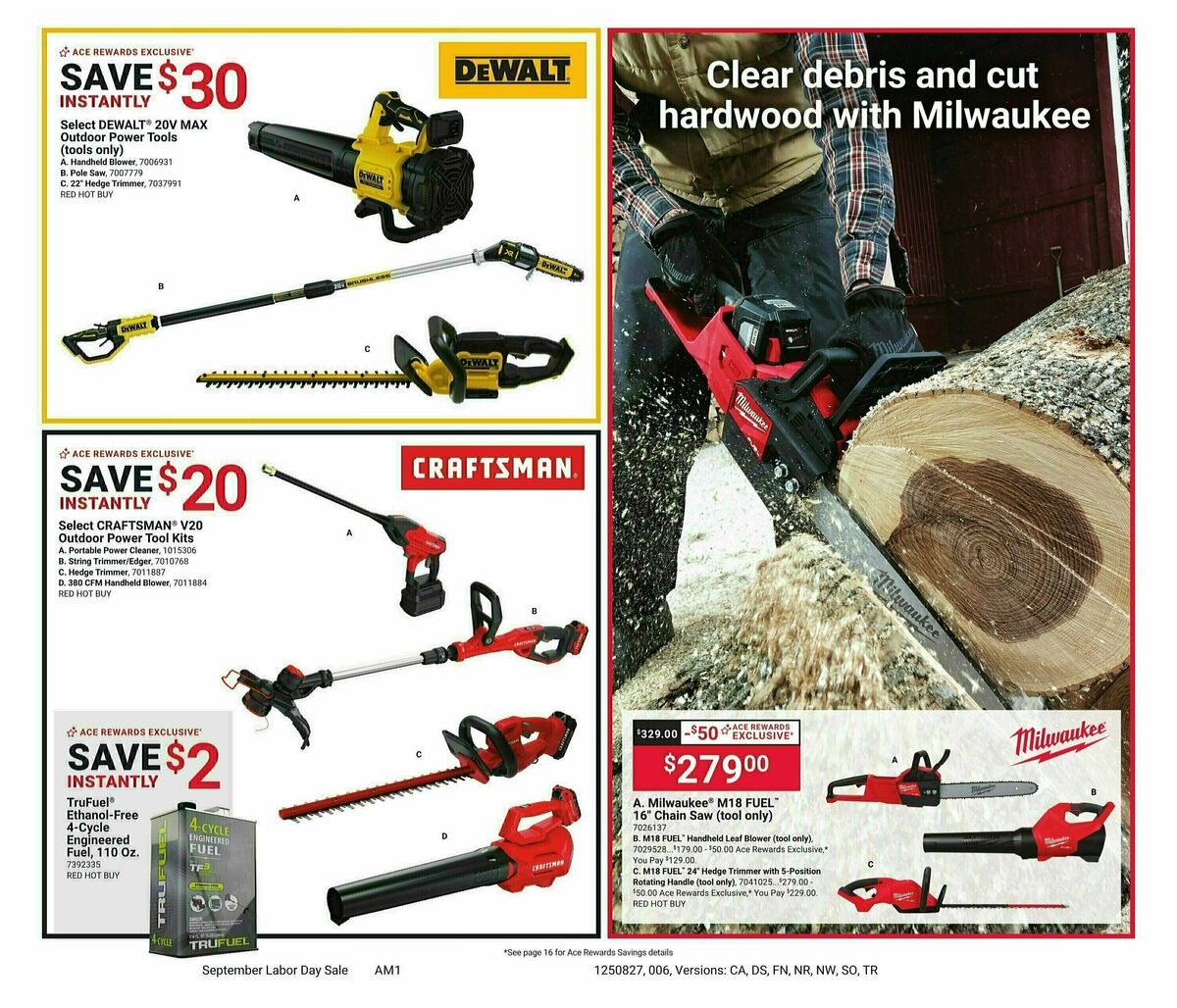 Ace Hardware Weekly Ad from August 27