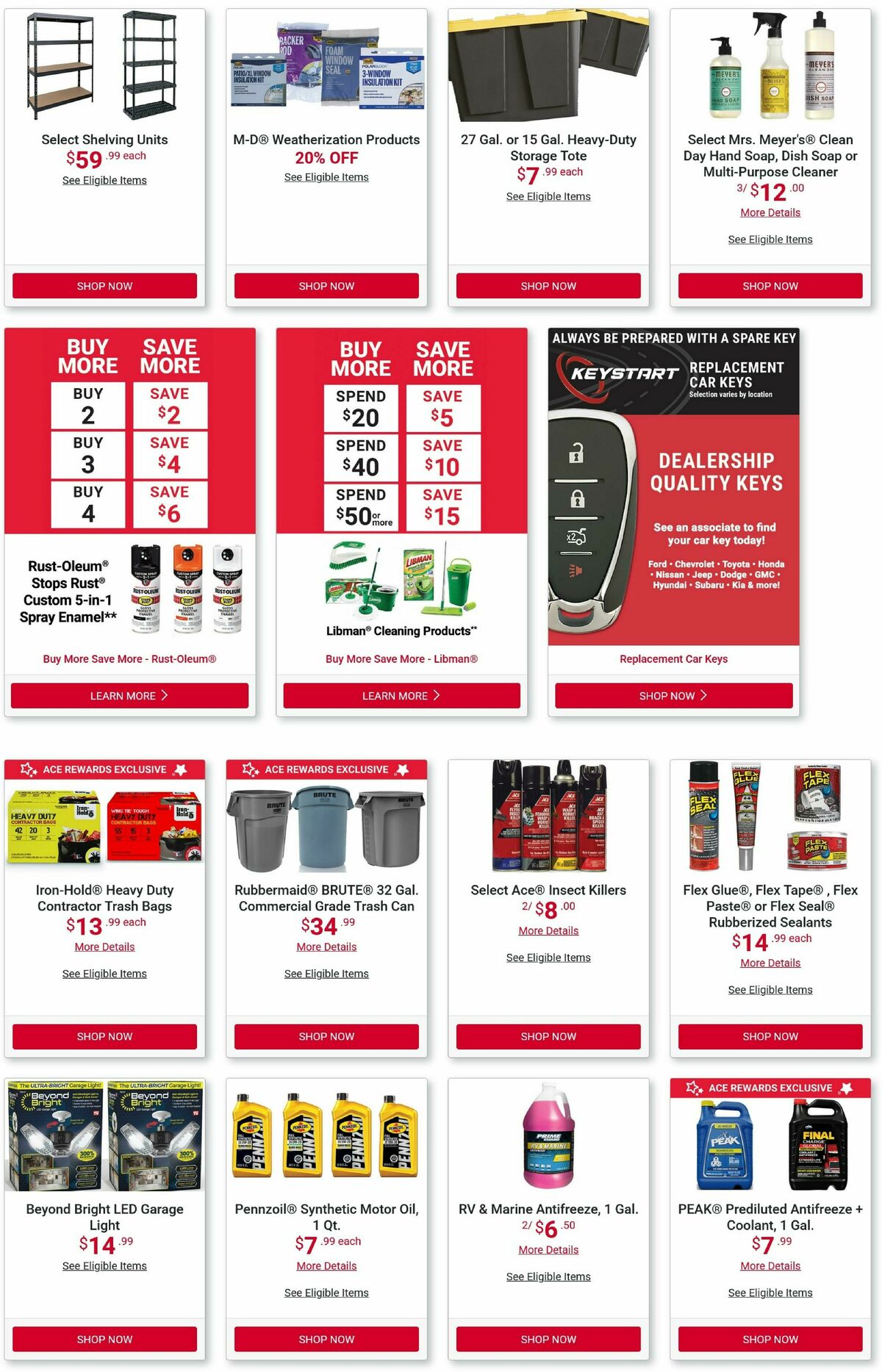 Ace Hardware Weekly Ad from October 1