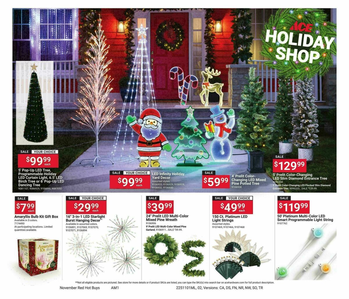 Ace Hardware Holiday Shop Weekly Ad from November 1