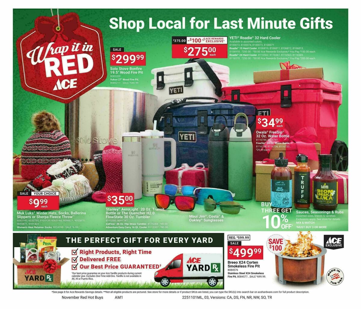 Ace Hardware Holiday Shop Weekly Ad from November 1