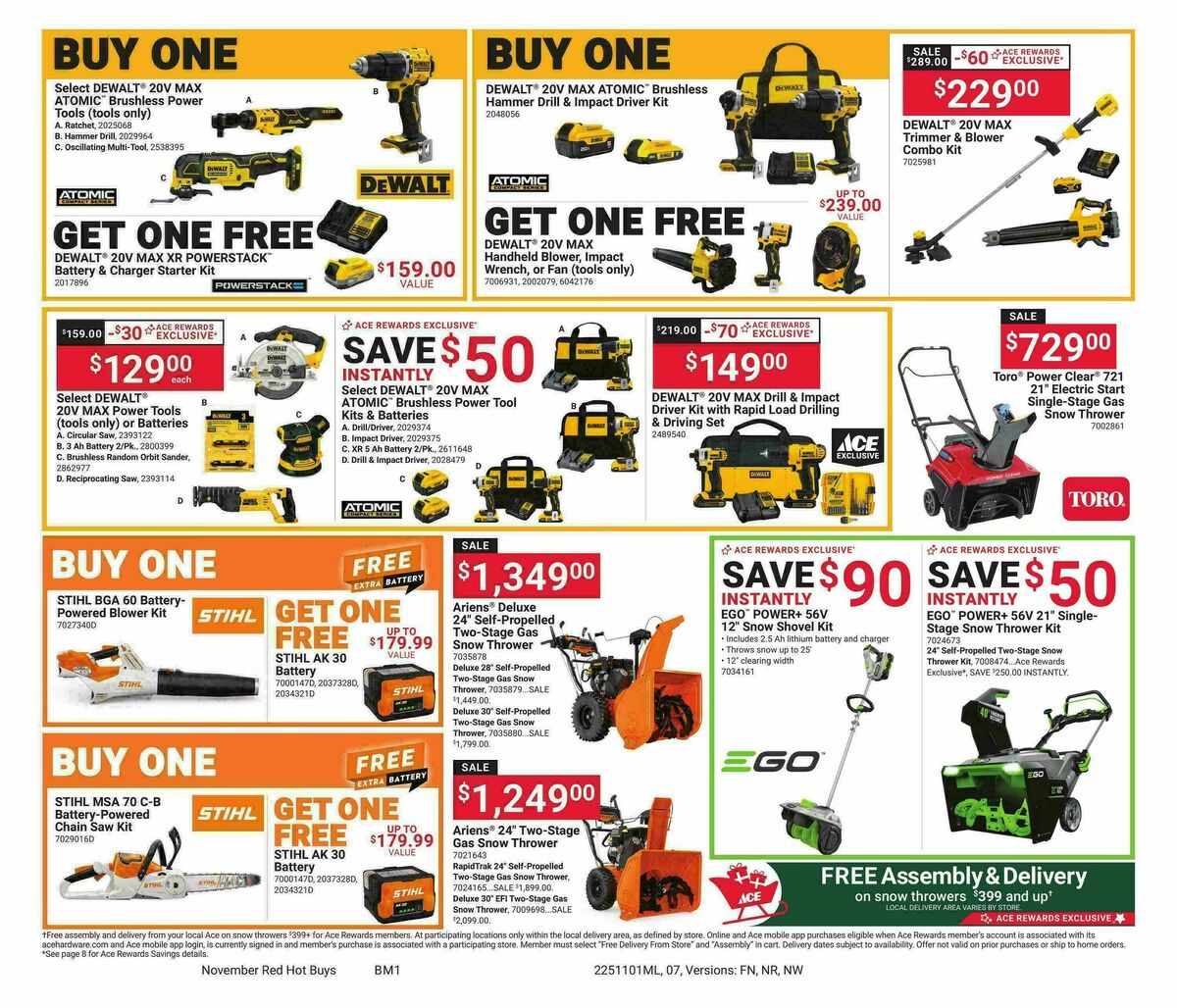 Ace Hardware Holiday Shop Weekly Ad from November 1