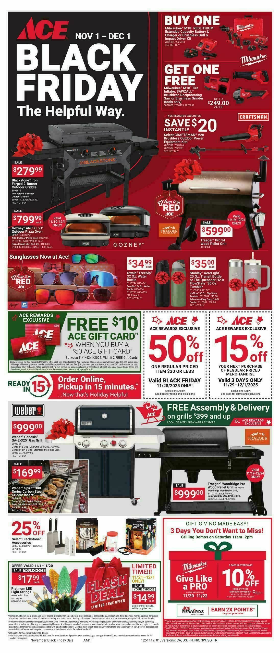 Ace Hardware Black Friday Weekly Ad from November 1