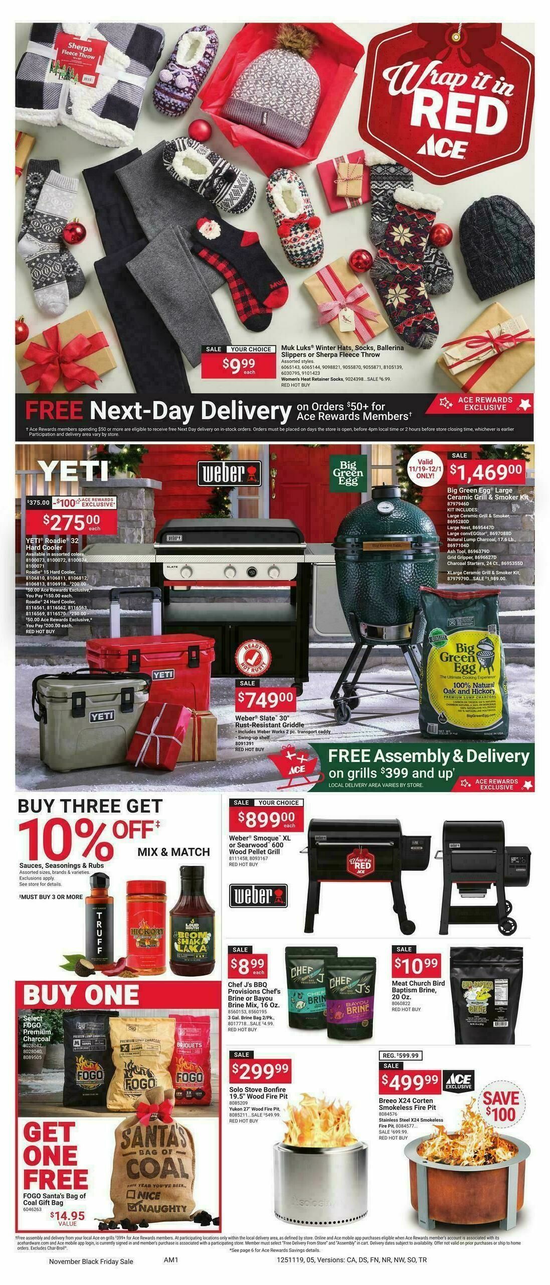 Ace Hardware Black Friday Weekly Ad from November 1