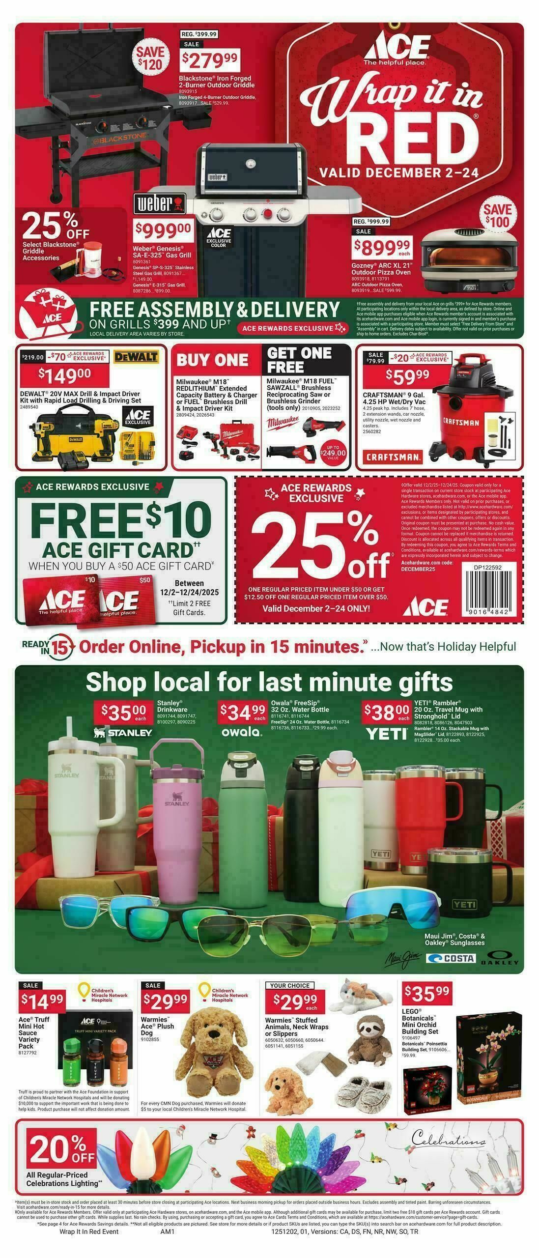 Ace Hardware Weekly Ad from December 2