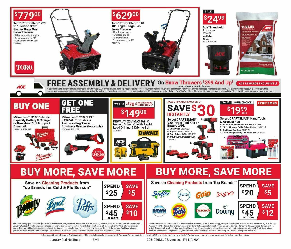 Ace Hardware Weekly Ad from December 26