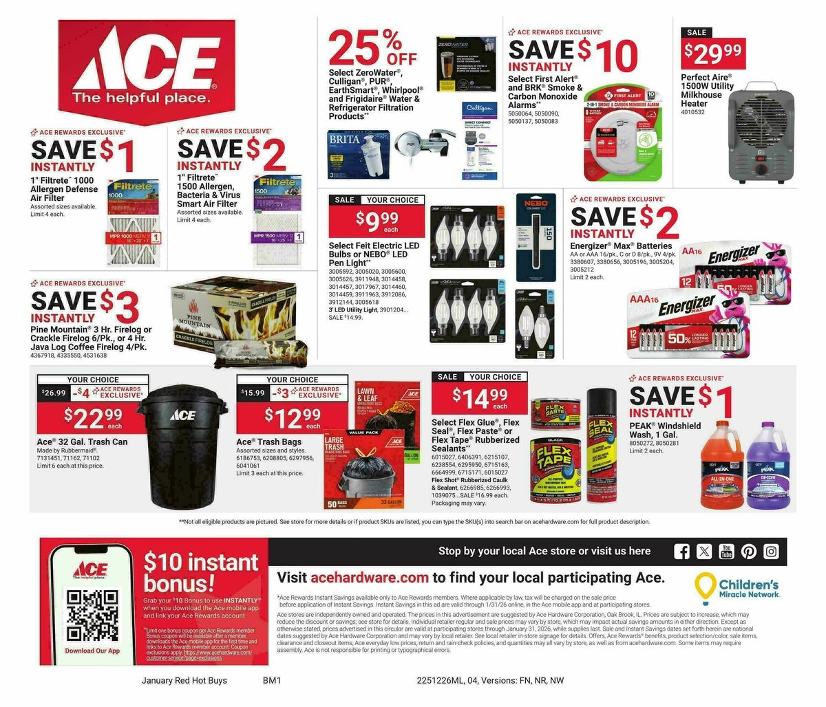 Ace Hardware Weekly Ad from December 26