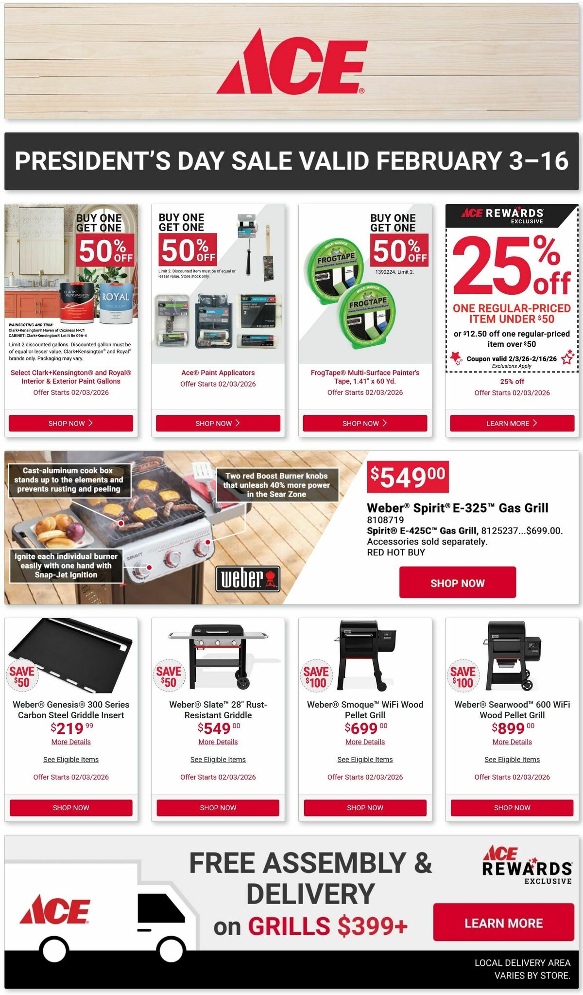 Ace Hardware Weekly Ad from February 1