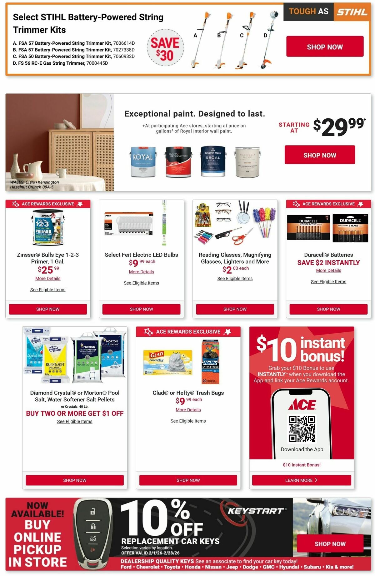 Ace Hardware Weekly Ad from February 1