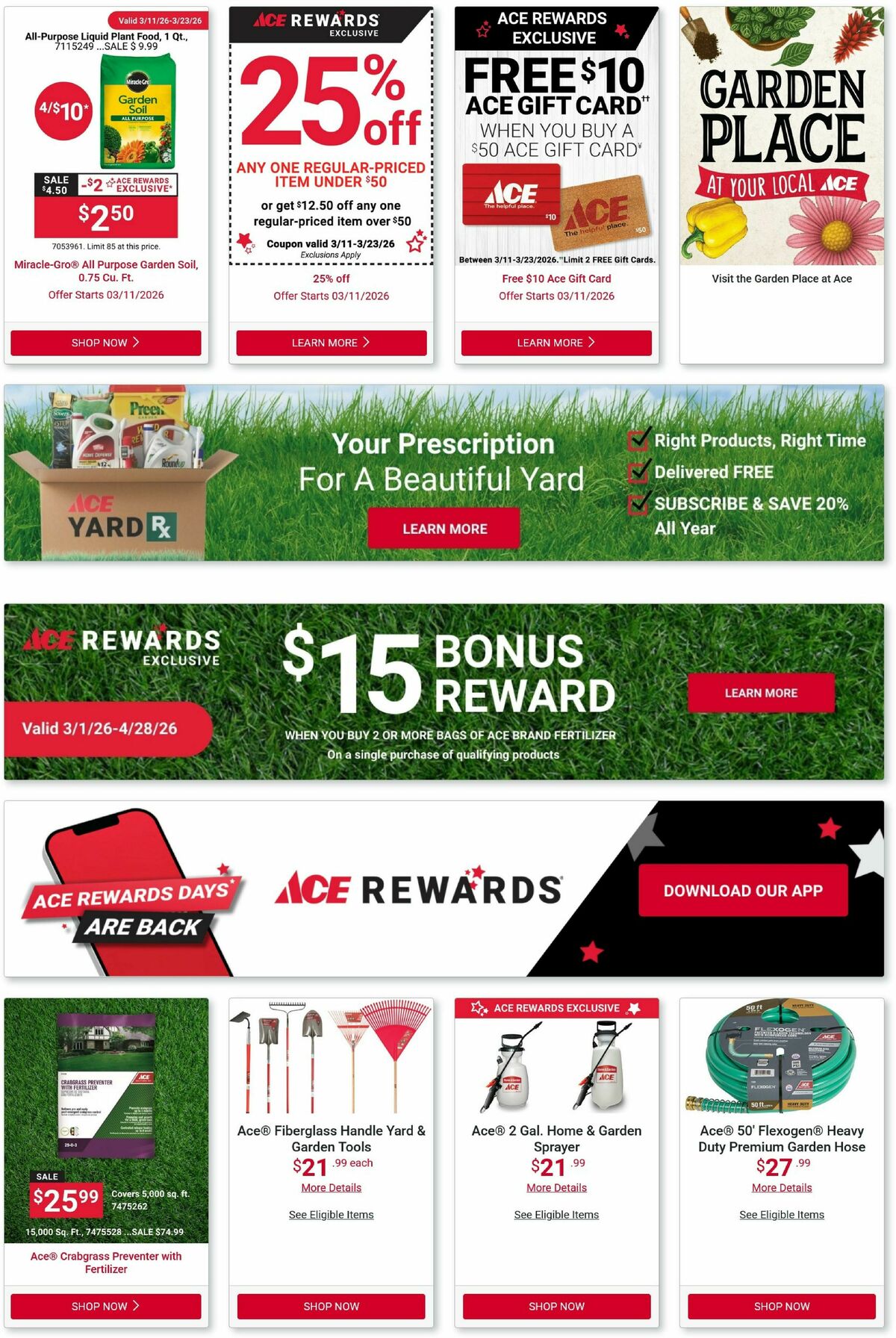 Ace Hardware Weekly Ad from March 1