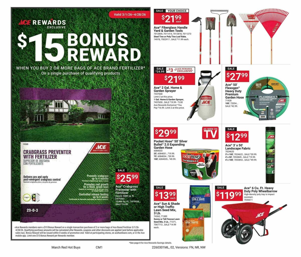 Ace Hardware Weekly Ad from March 1