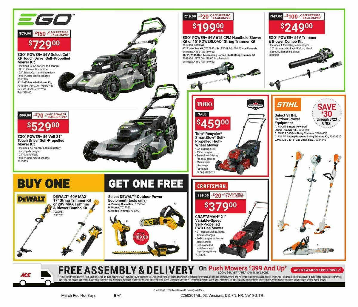 Ace Hardware Weekly Ad from March 1