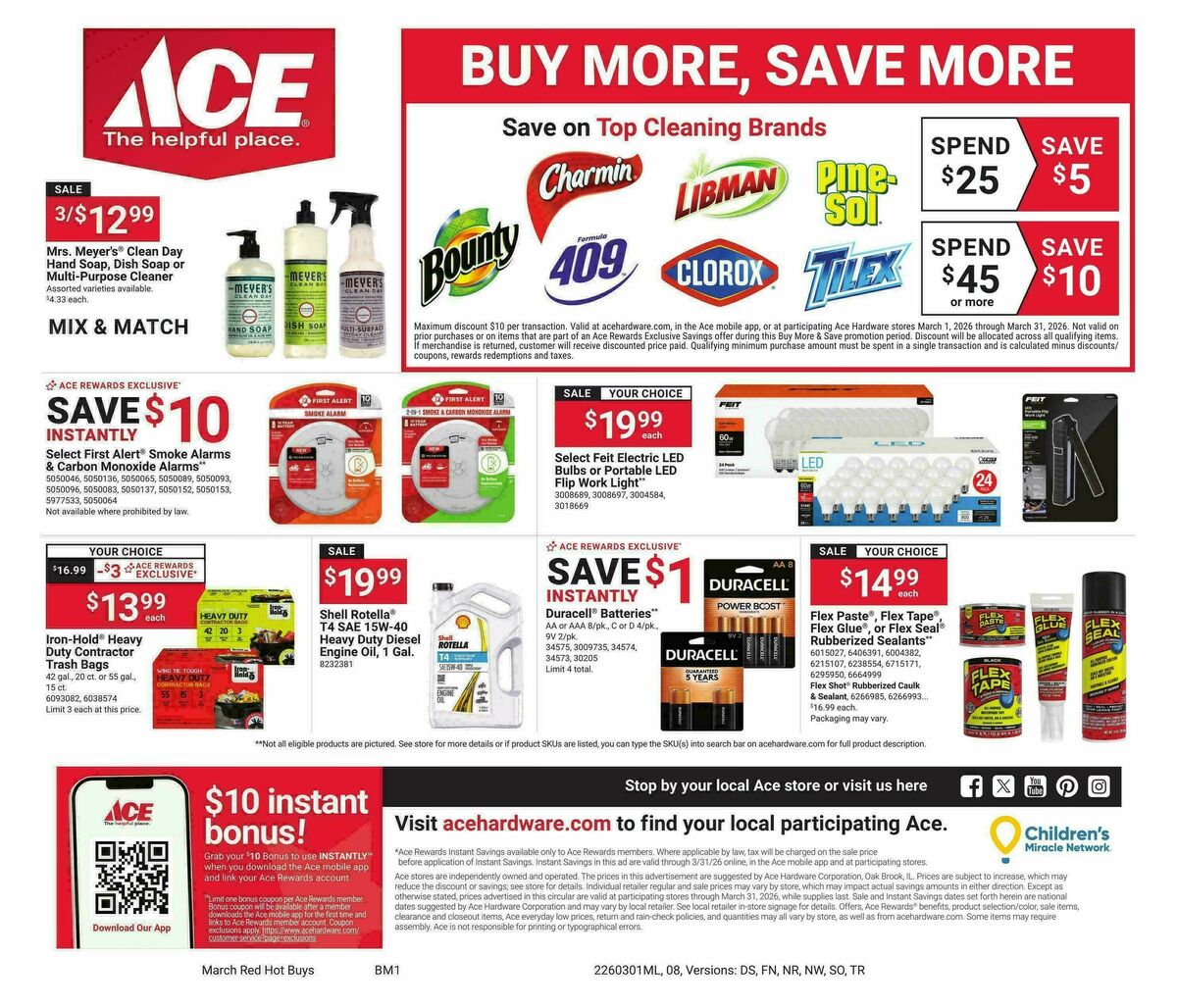 Ace Hardware Weekly Ad from March 1