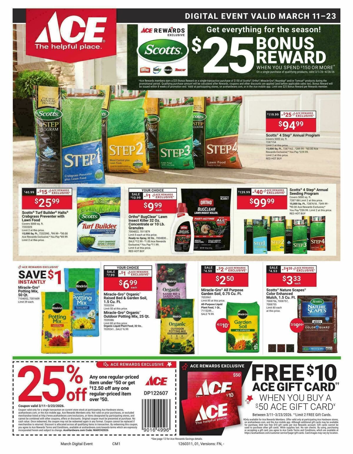Ace Hardware Weekly Ad from March 11