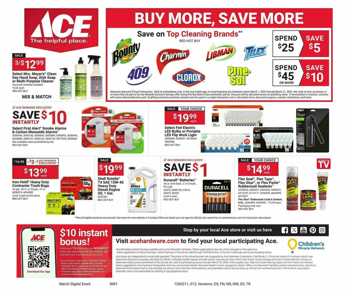 Ace Hardware Weekly Ad from March 11