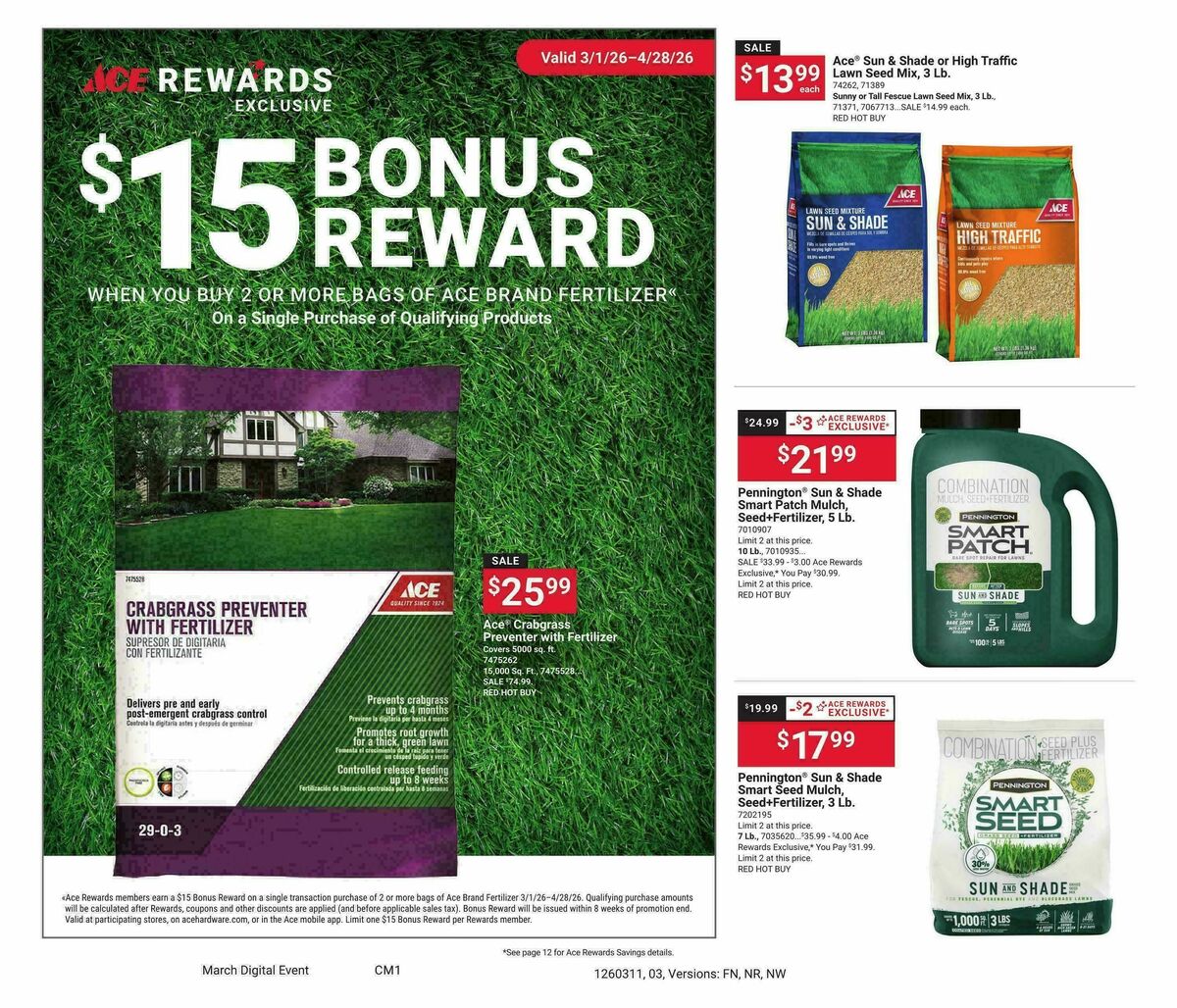 Ace Hardware Weekly Ad from March 11
