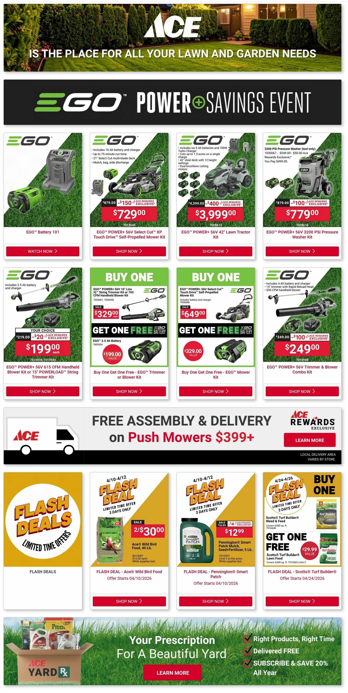 Ace Hardware Weekly Ad from April 1