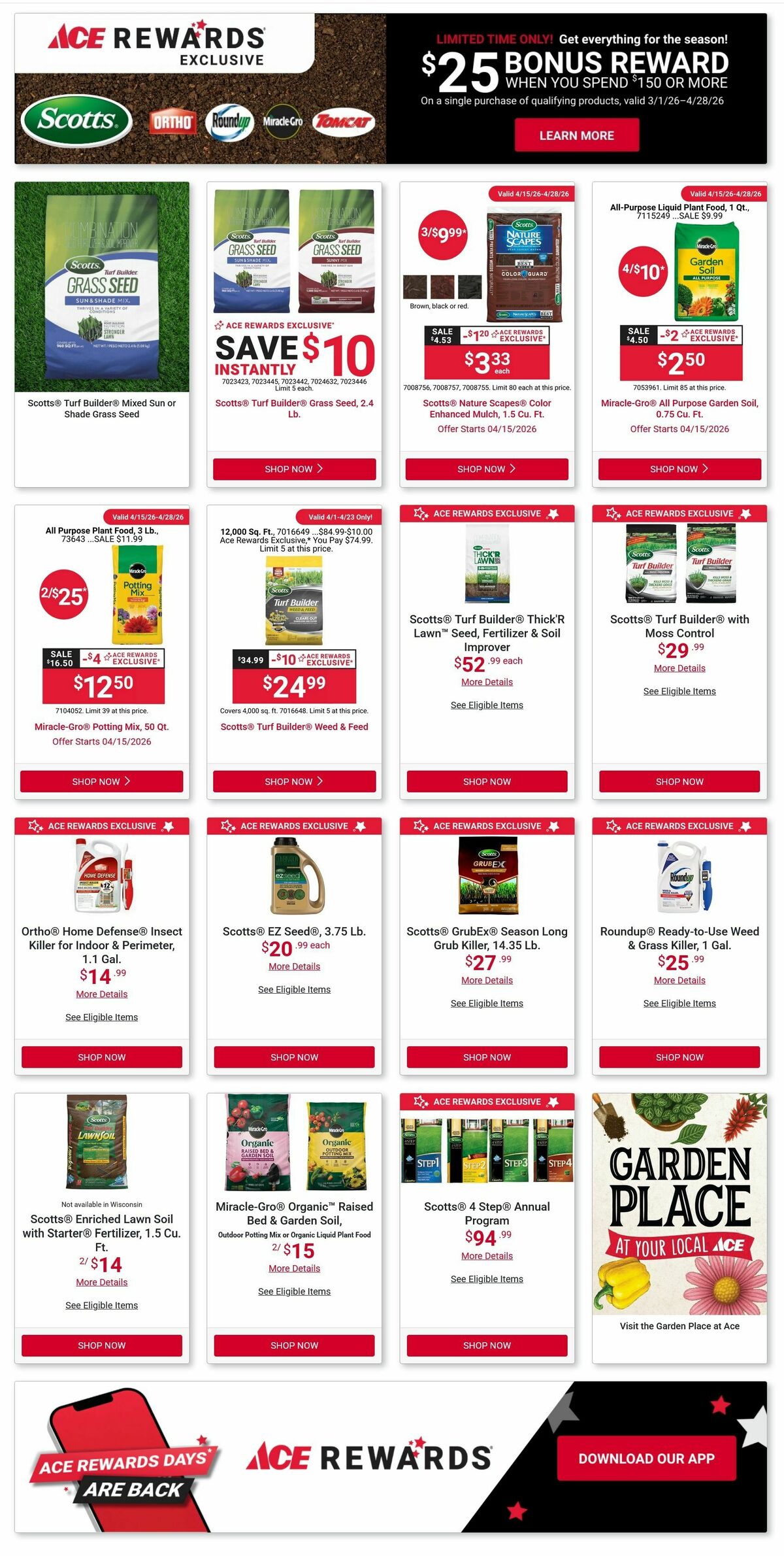 Ace Hardware Weekly Ad from April 1