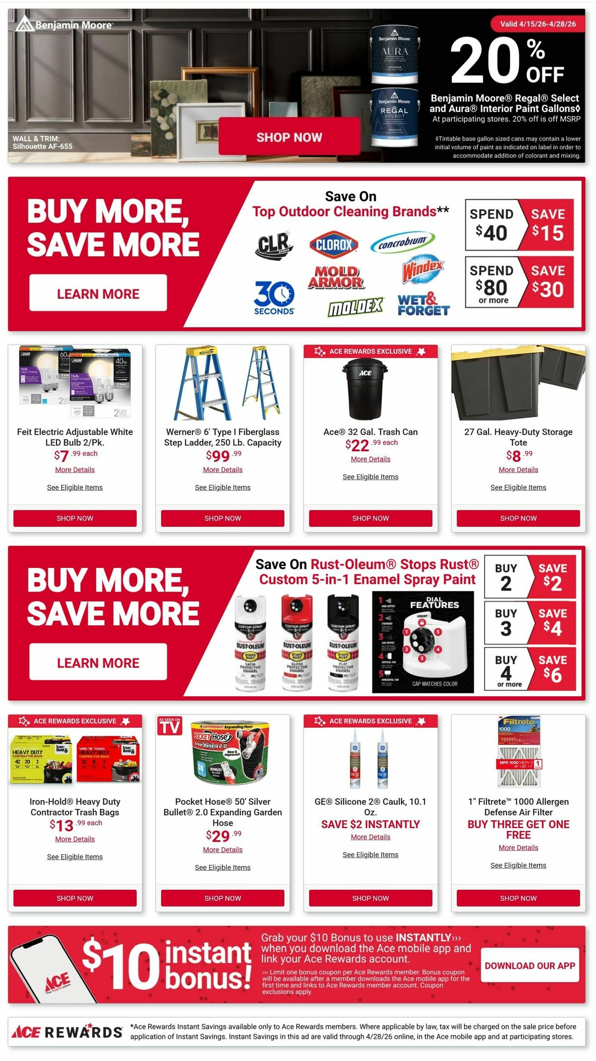 Ace Hardware Weekly Ad from April 1