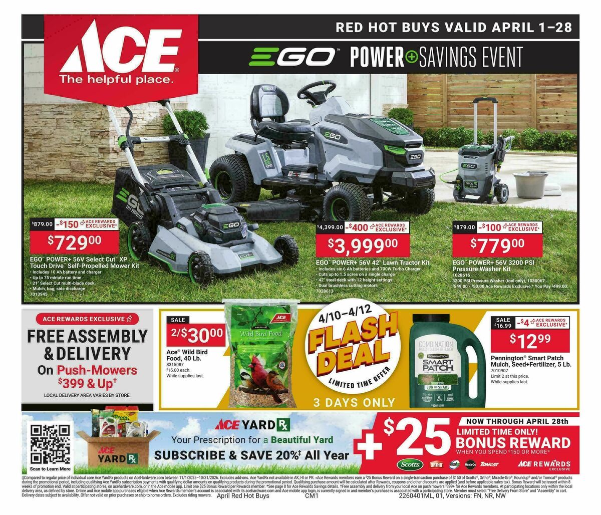 Ace Hardware Weekly Ad from April 1