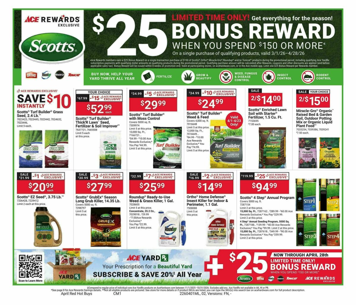 Ace Hardware Weekly Ad from April 1