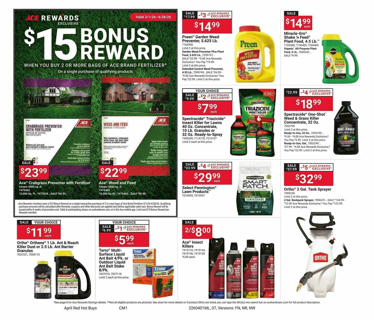 Ace Hardware Weekly Ad from April 1