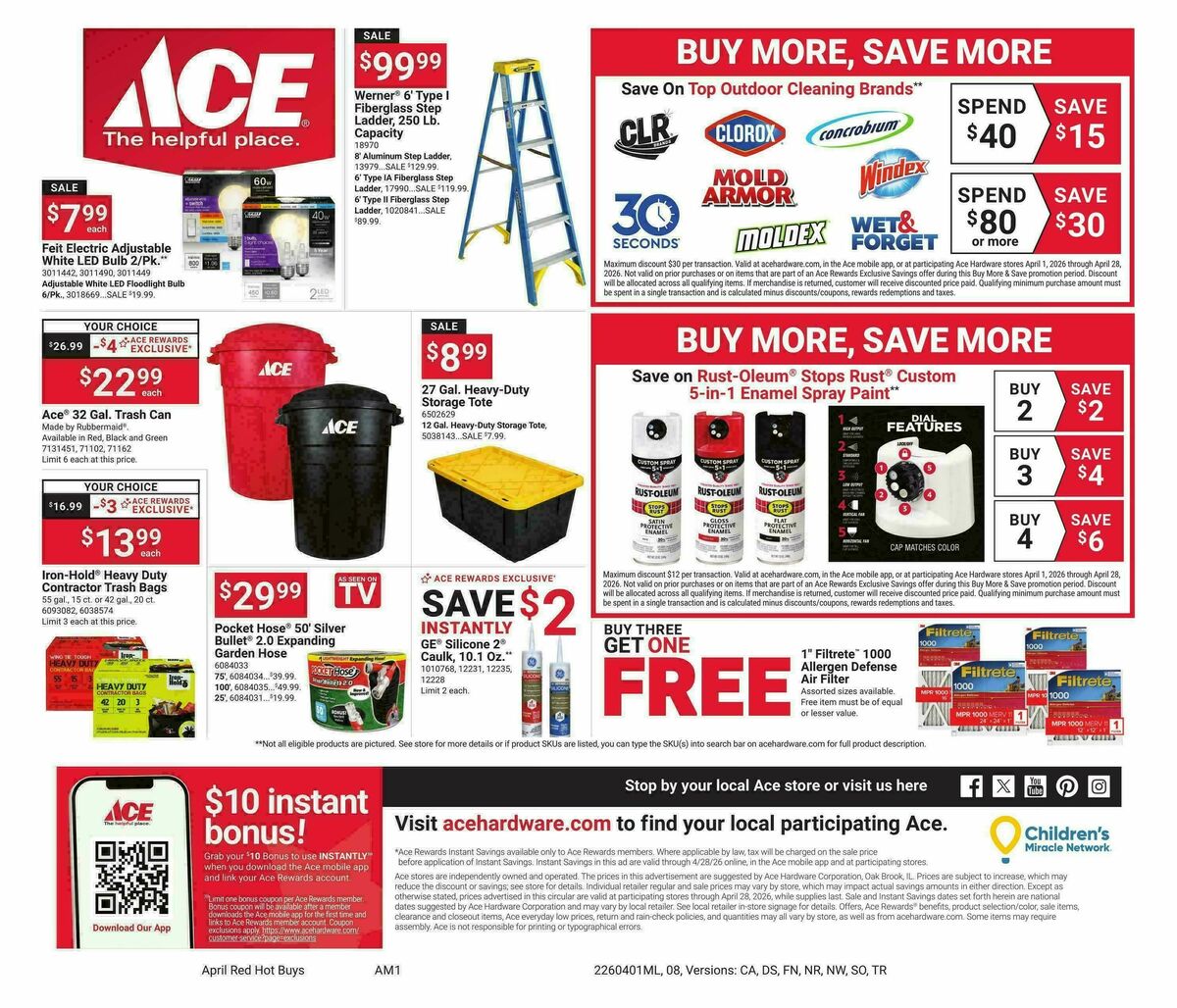 Ace Hardware Weekly Ad from April 1