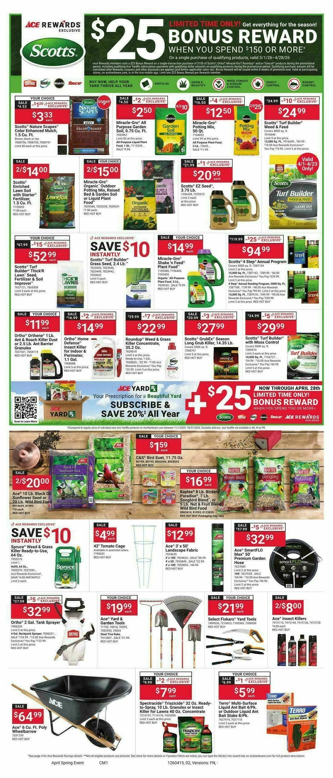 Ace Hardware Weekly Ad from April 15