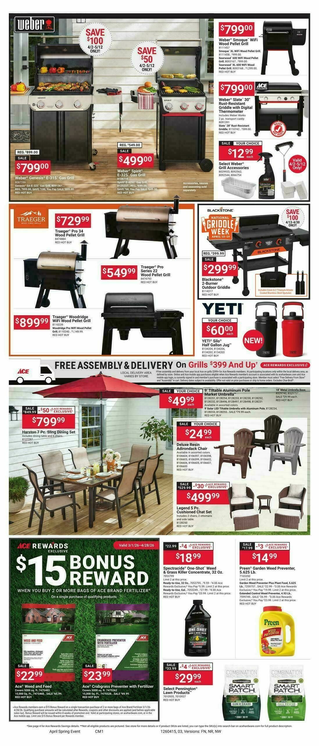 Ace Hardware Weekly Ad from April 15