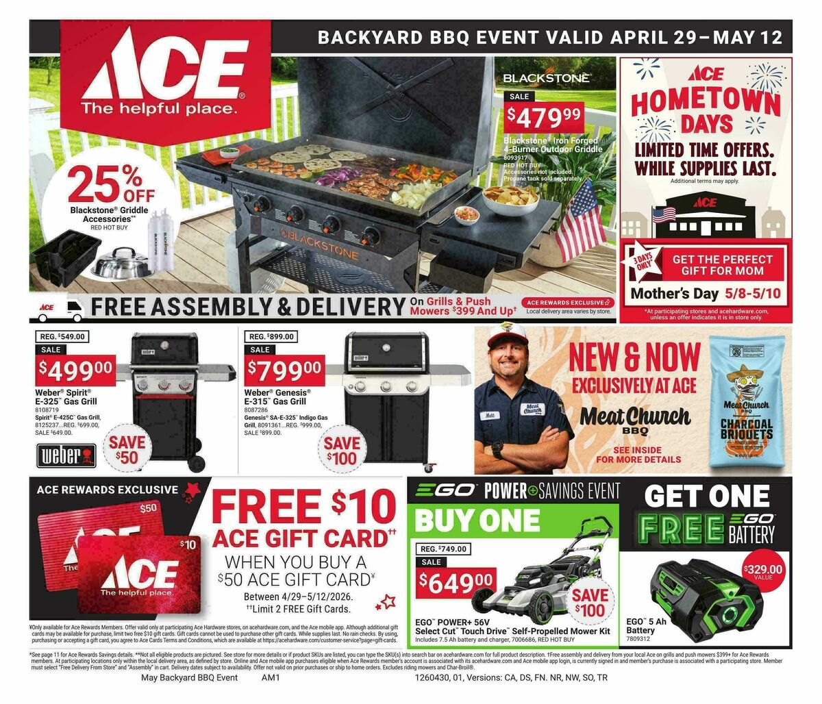 Ace Hardware Weekly Ad from April 29