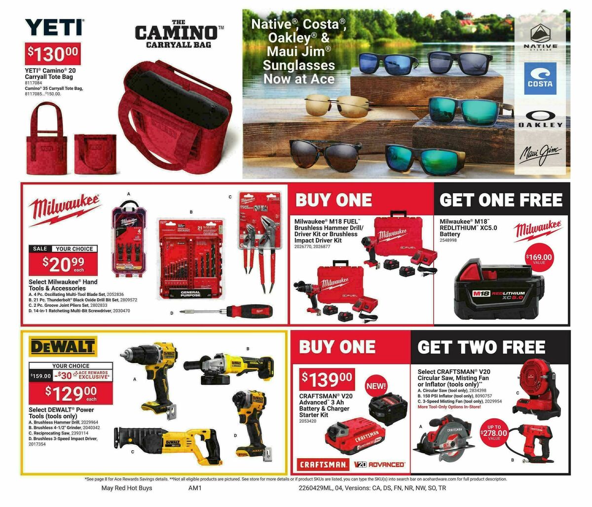 Ace Hardware May Month Long Red Hot Buys Weekly Ad from April 29