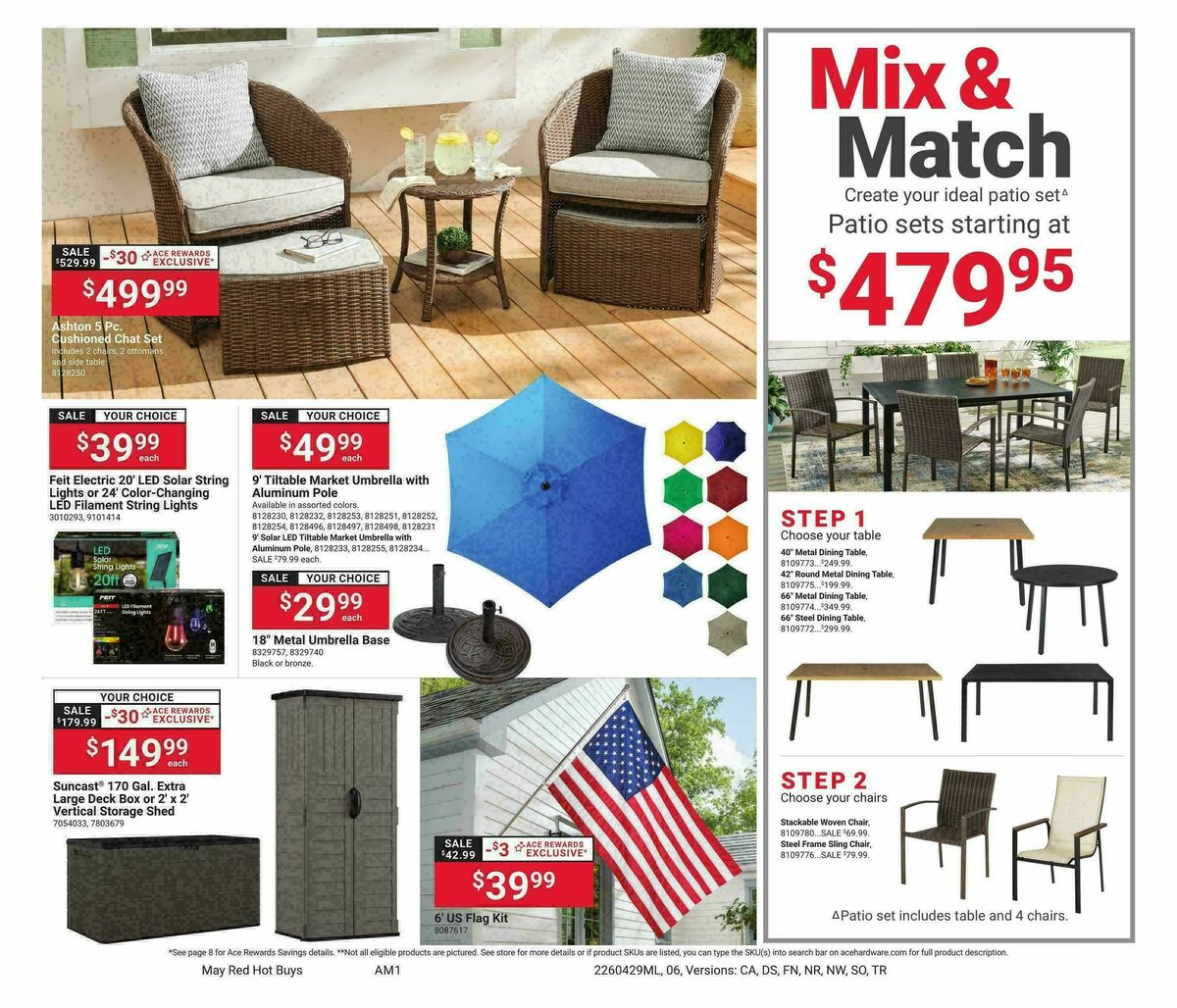 Ace Hardware May Month Long Red Hot Buys Weekly Ad from April 29