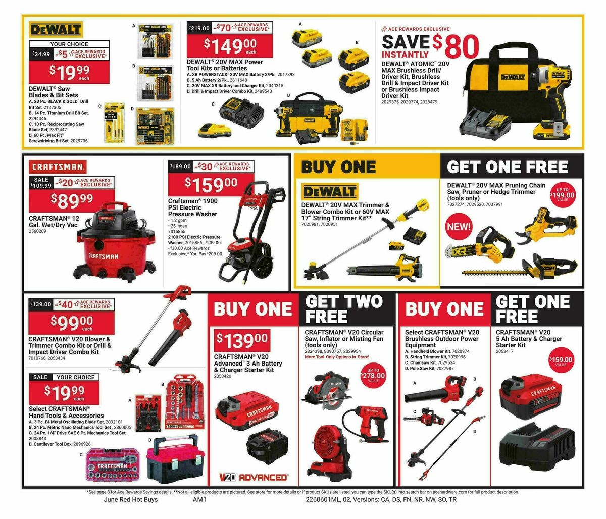 Ace Hardware June Month Long Red Hot Buys Weekly Ad from June 1