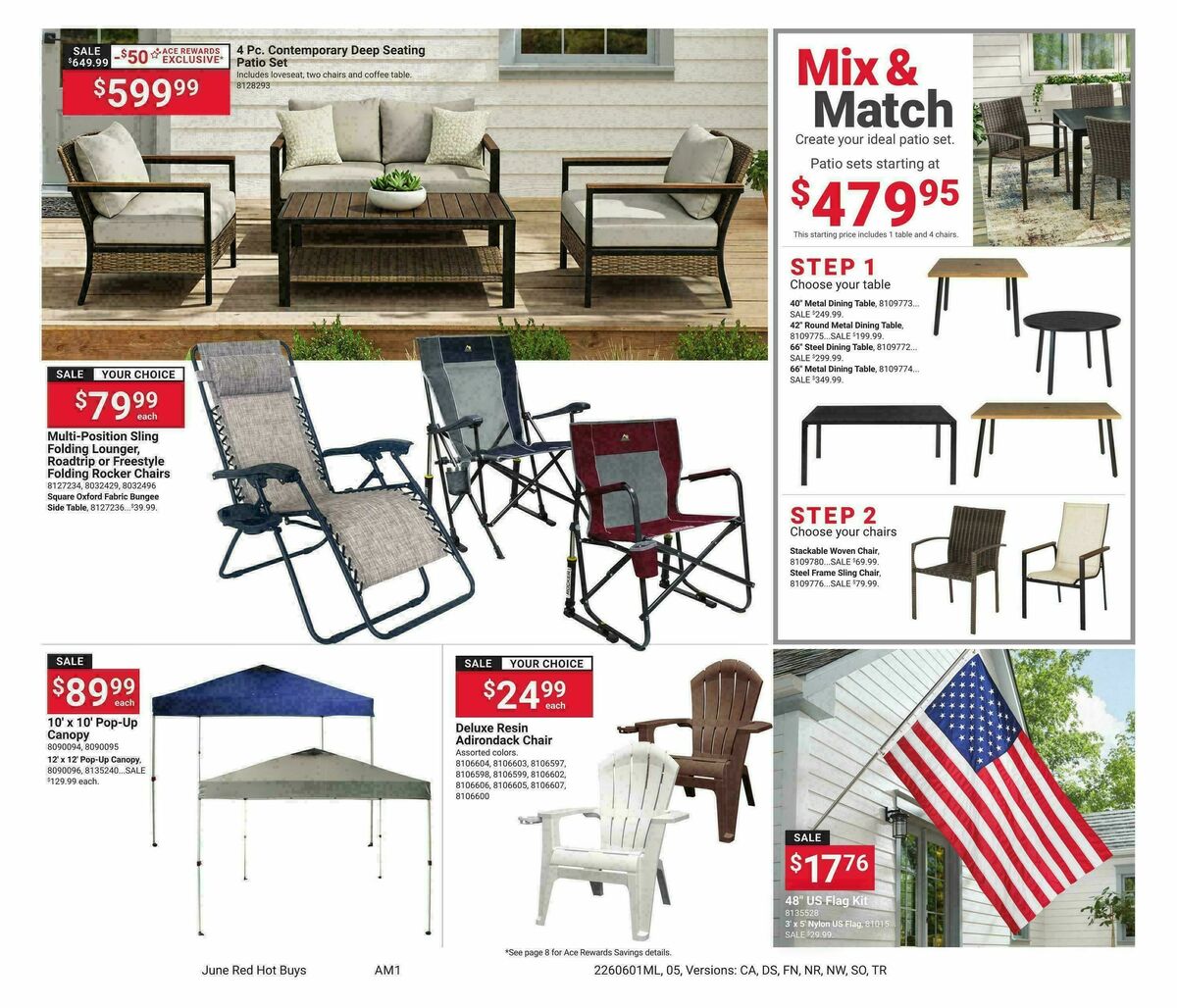 Ace Hardware June Month Long Red Hot Buys Weekly Ad from June 1