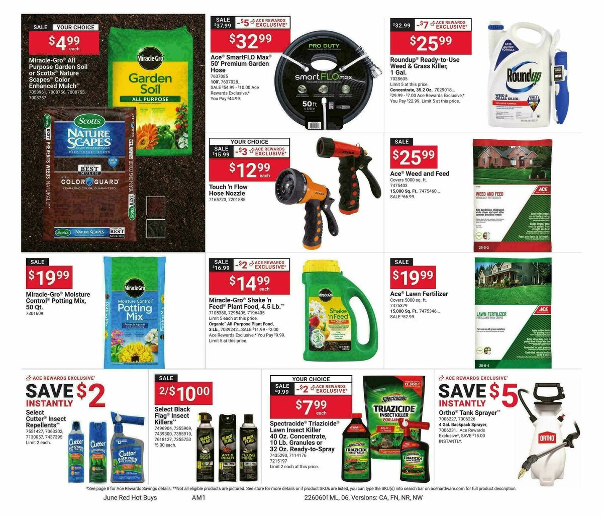 Ace Hardware June Month Long Red Hot Buys Weekly Ad from June 1