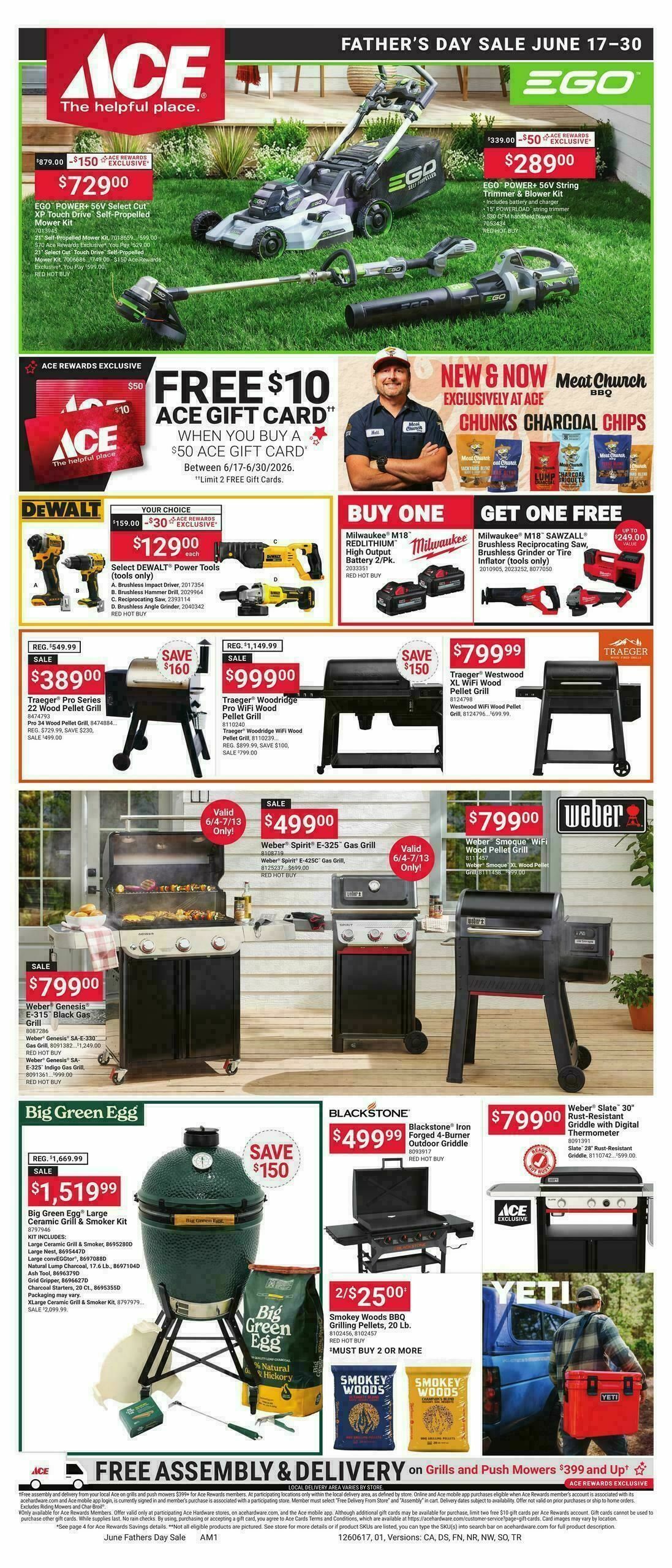 Ace Hardware Father's Day Sale Weekly Ad from June 17