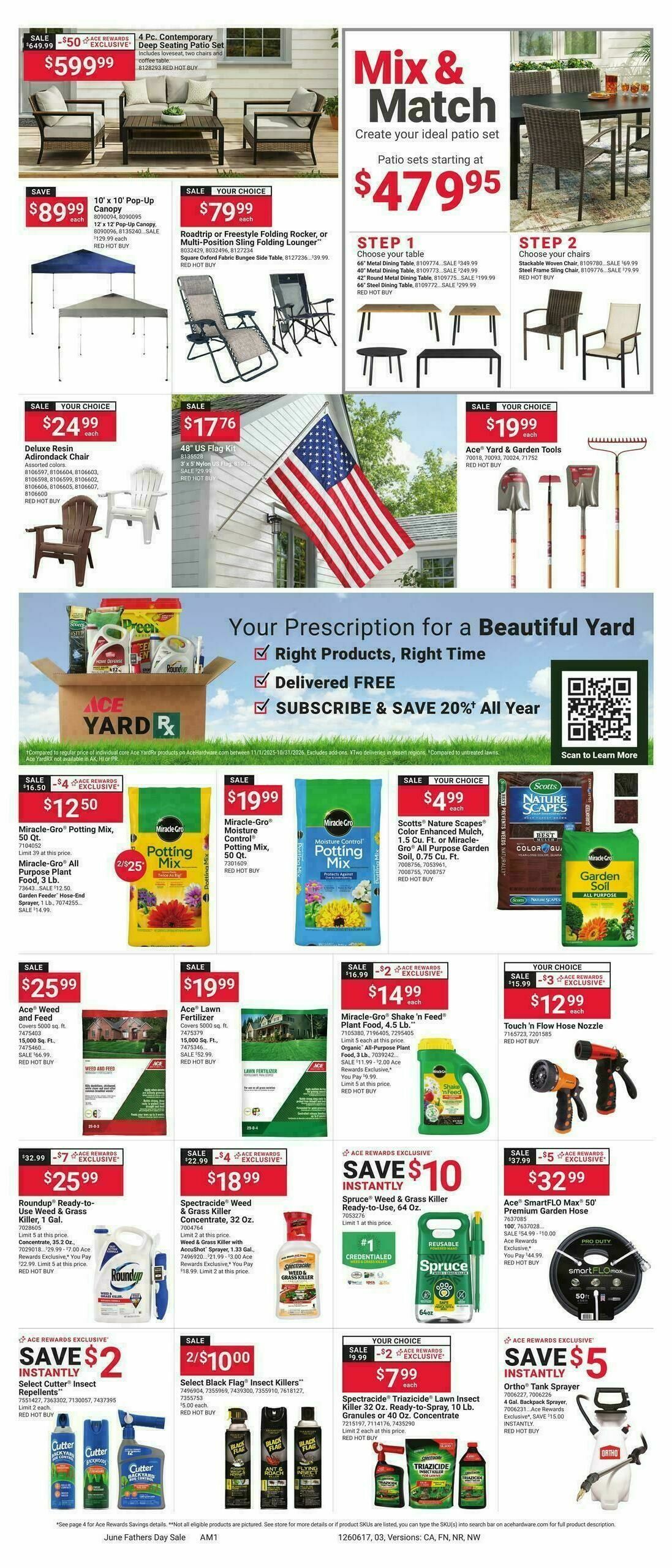 Ace Hardware Father's Day Sale Weekly Ad from June 17