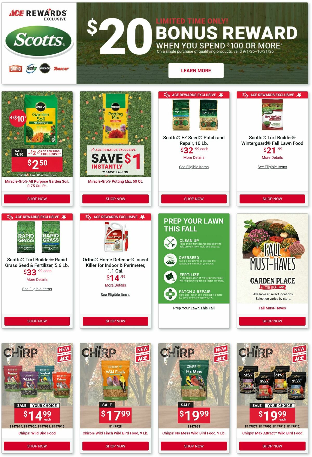 Ace Hardware Weekly Ad from September 1