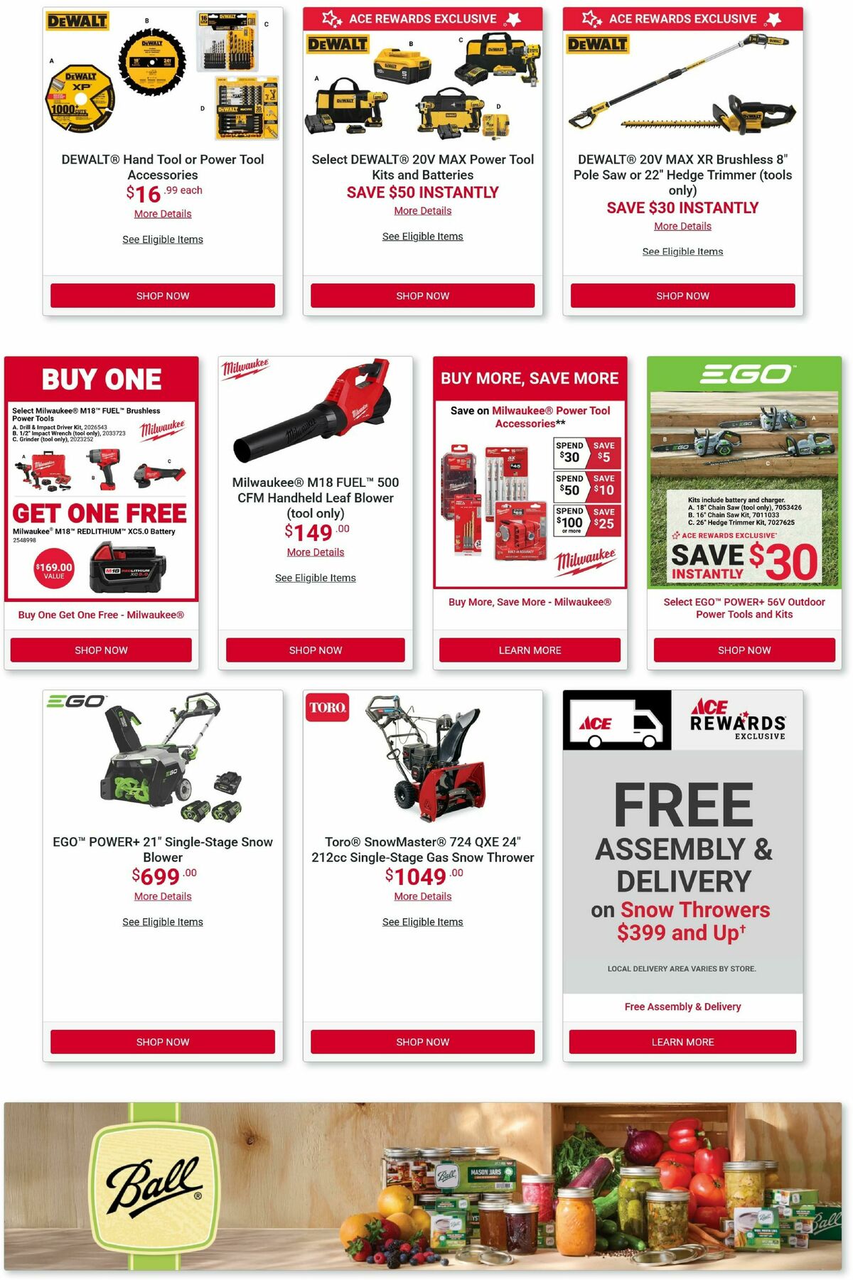 Ace Hardware Weekly Ad from September 1