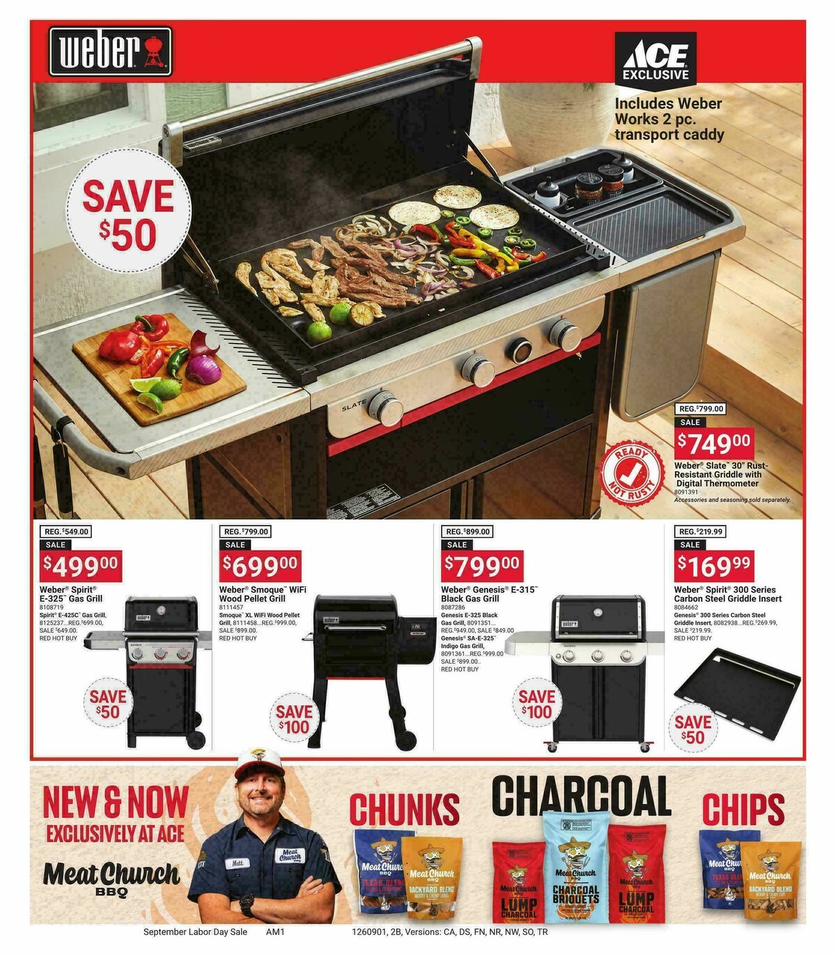 Ace Hardware September Labor Day Weekly Ad from September 1