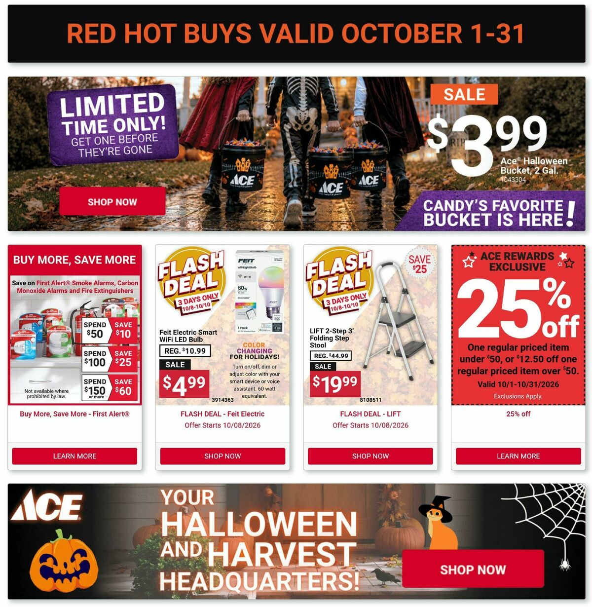 Ace Hardware Weekly Ad from October 1