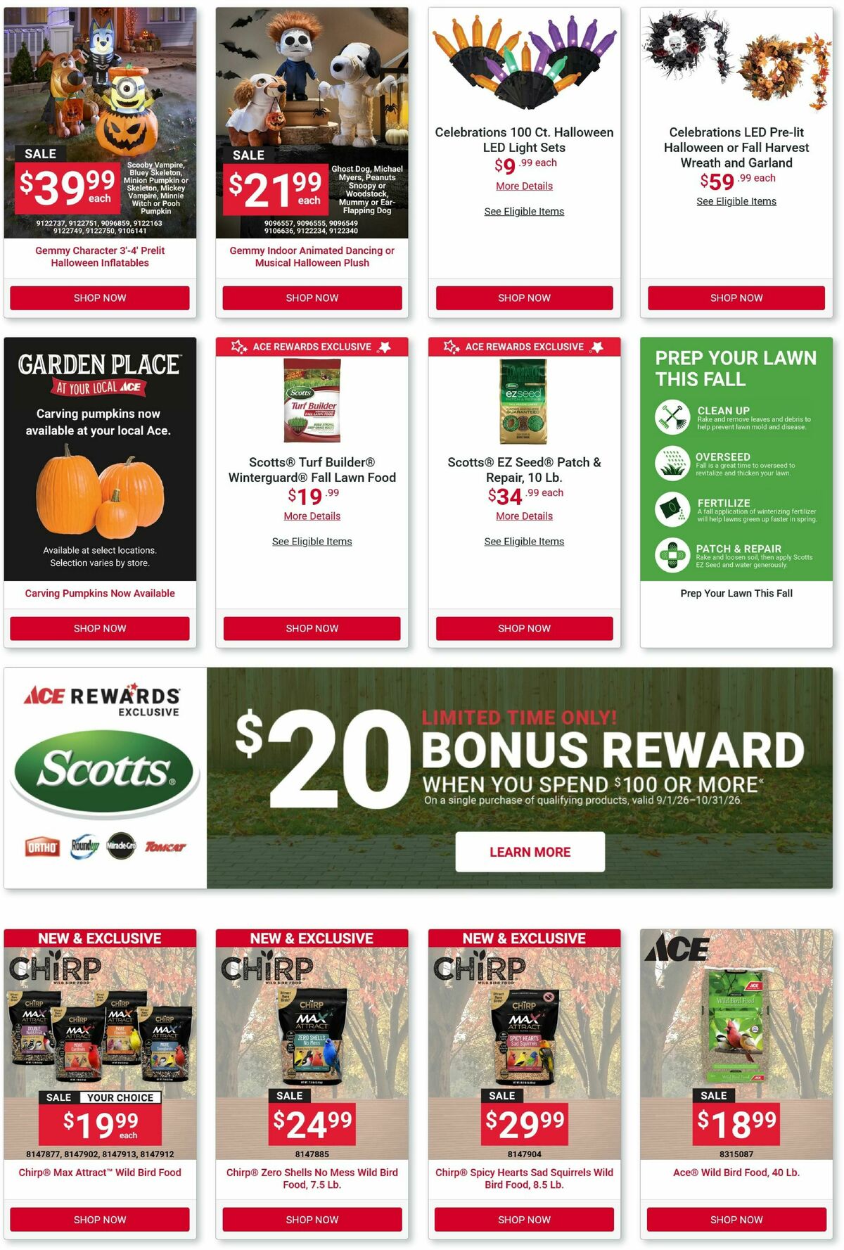 Ace Hardware Weekly Ad from October 1