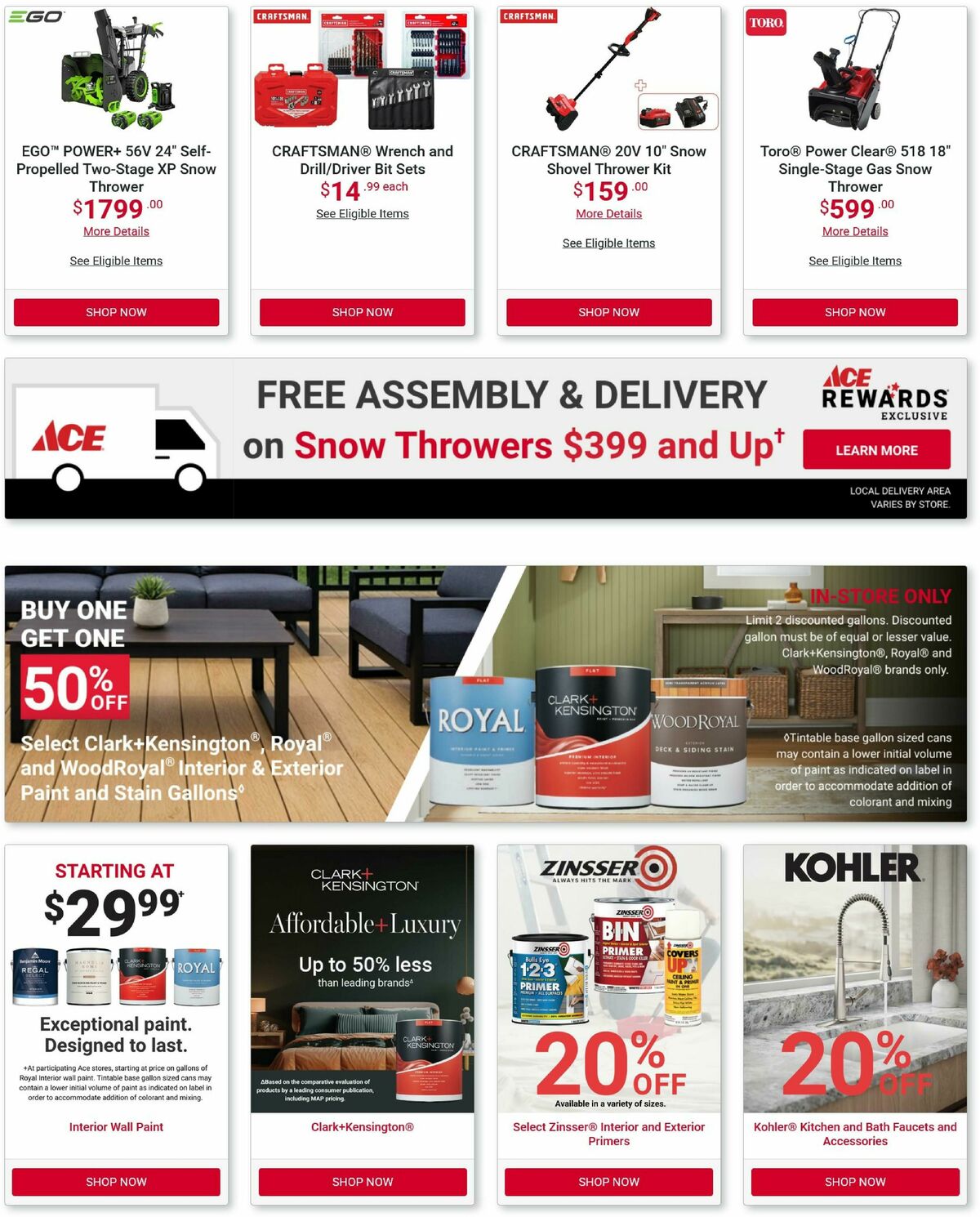 Ace Hardware Weekly Ad from October 1